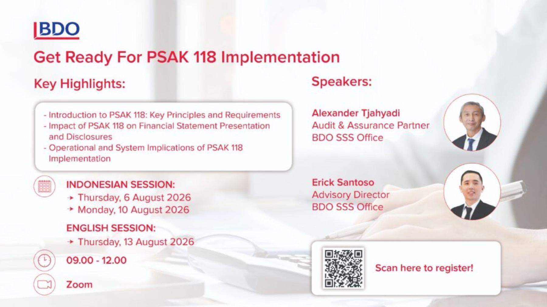 BDO PSAK 118 Implementation